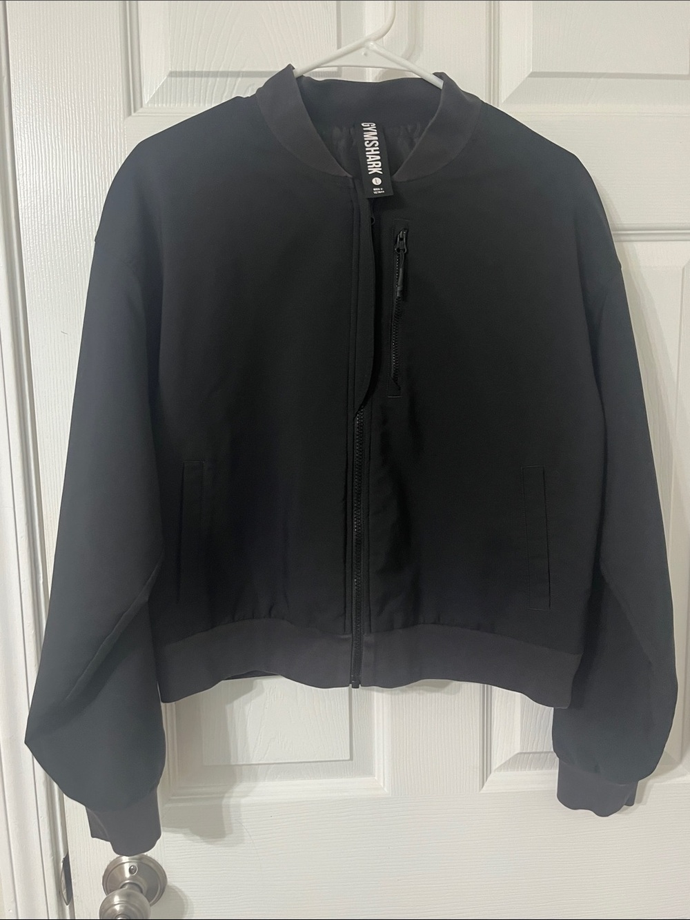 Gymshark Black Lightweight Bomber Jacket Athletic coat large women’s